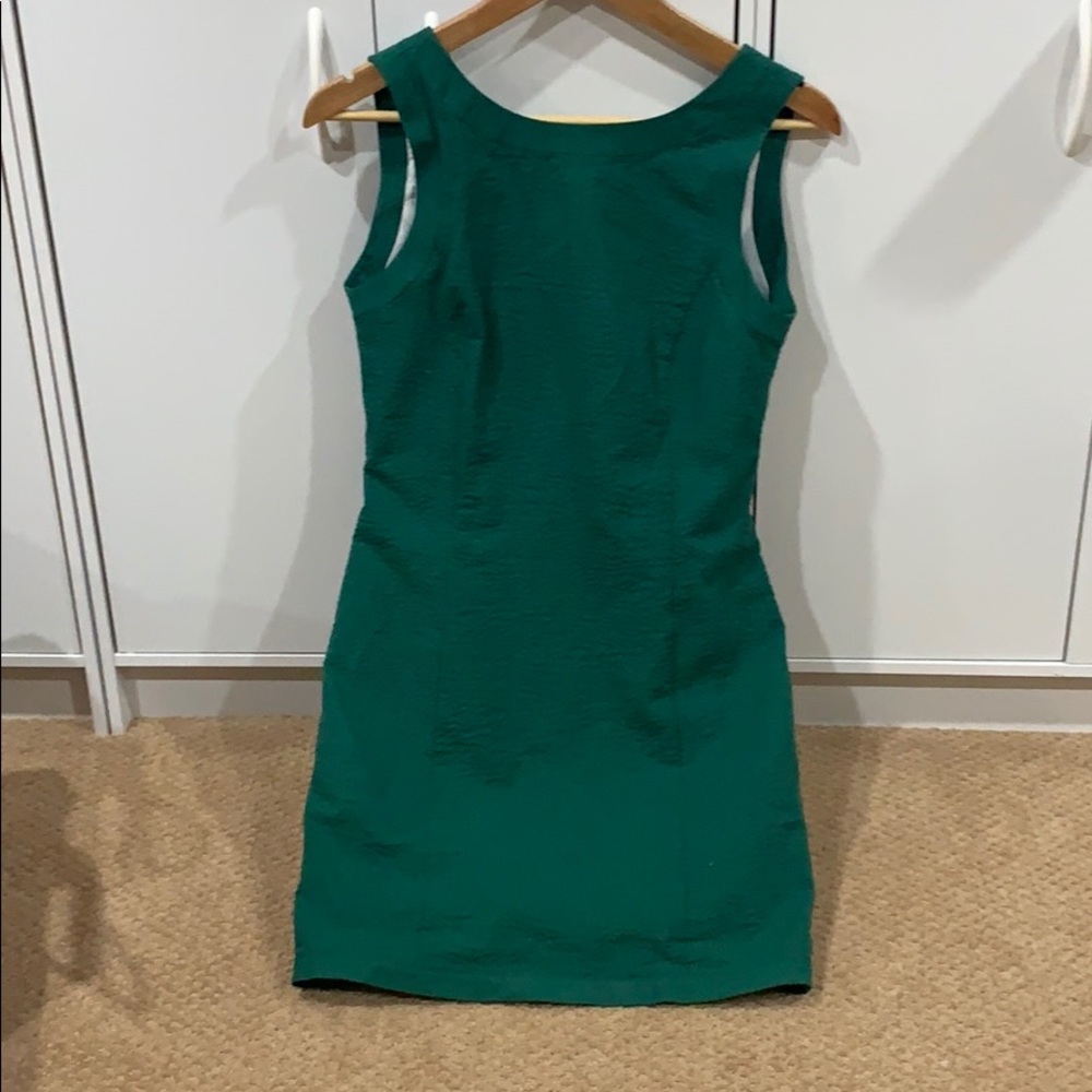 Hunter green dress